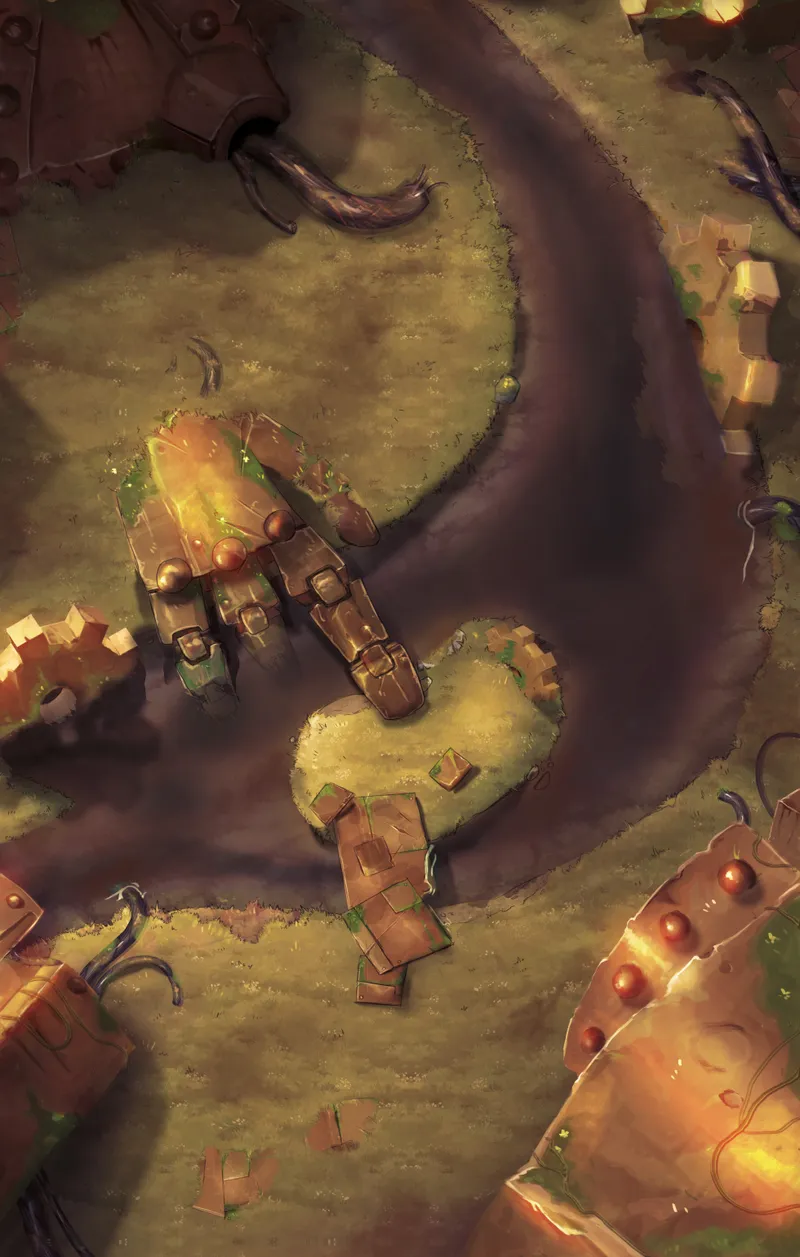 Warforged Titan Scrapyard map, Sunset variant thumbnail
