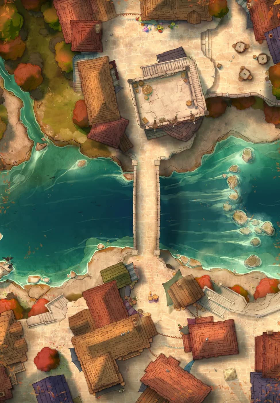 Bridge Town map, Autumn variant thumbnail