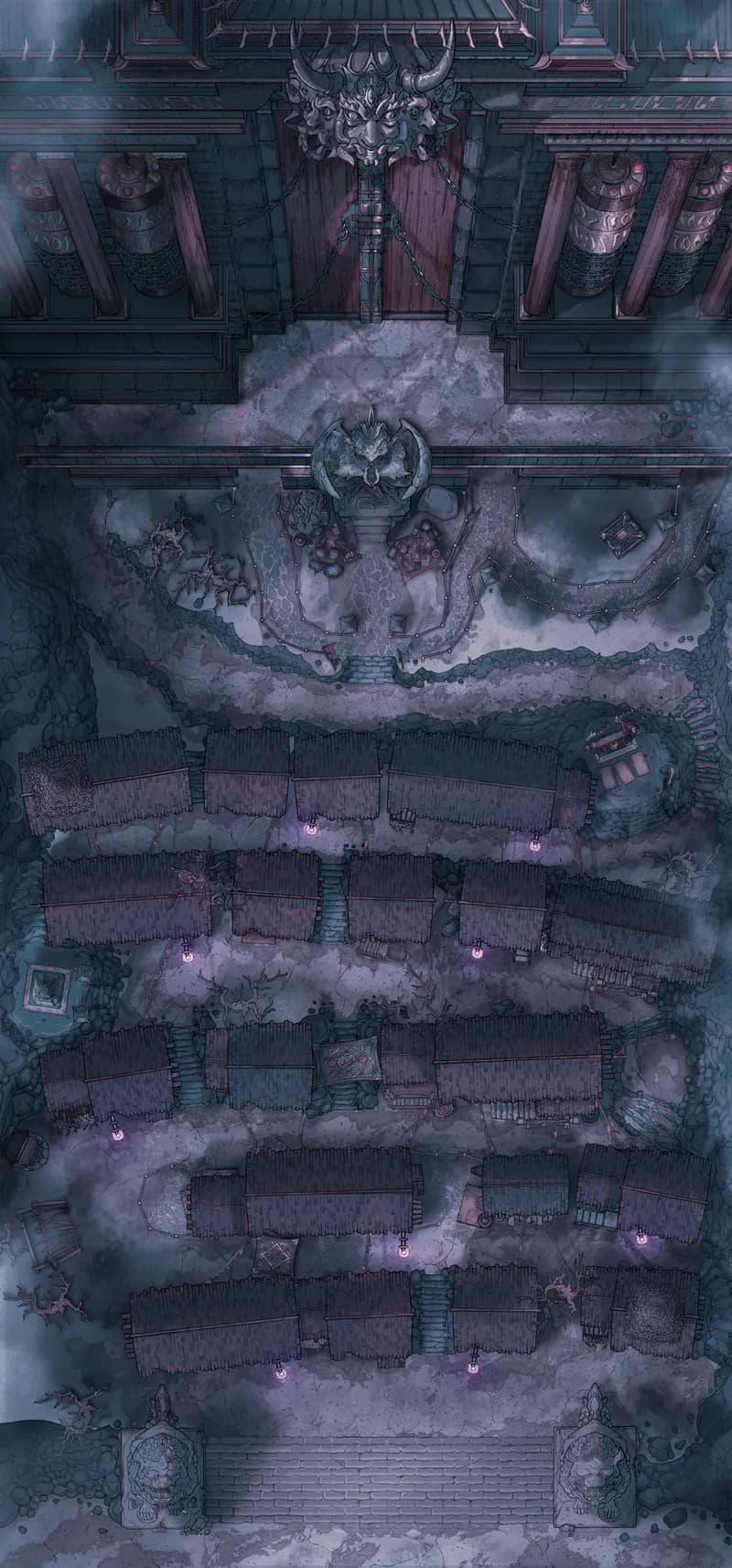The Forbidden Gates map, Shadow variant