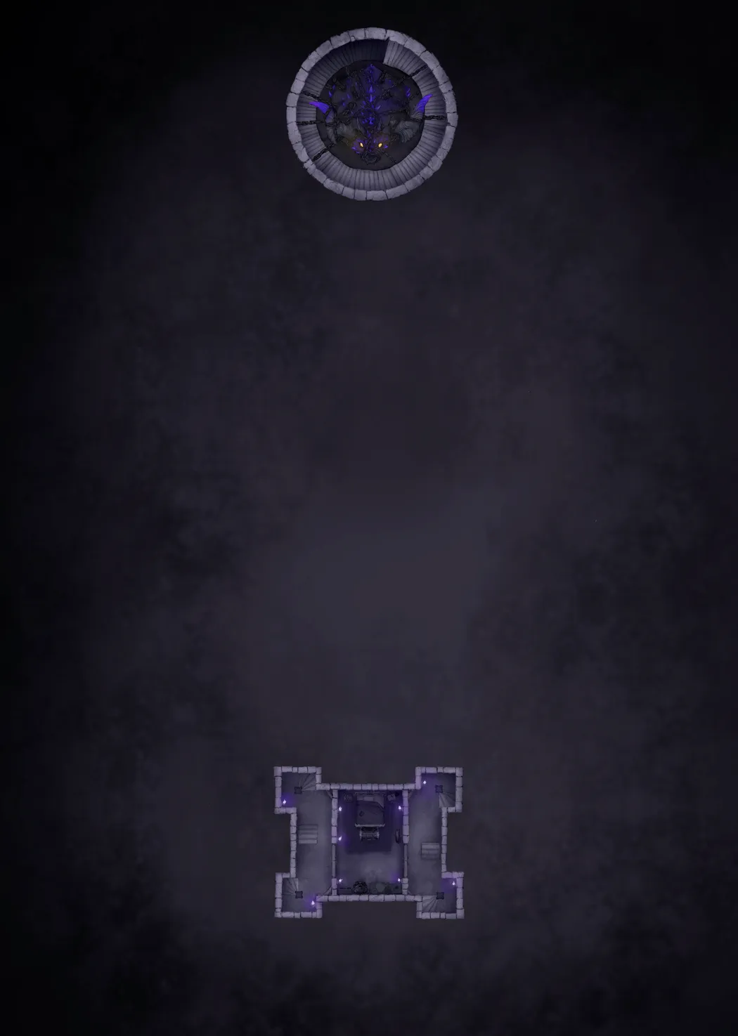 Shadowfell Fortress Interior map, Floor 2 variant thumbnail