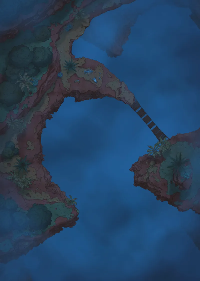 Beachside Cliff map, Floating Cliff Night variant thumbnail