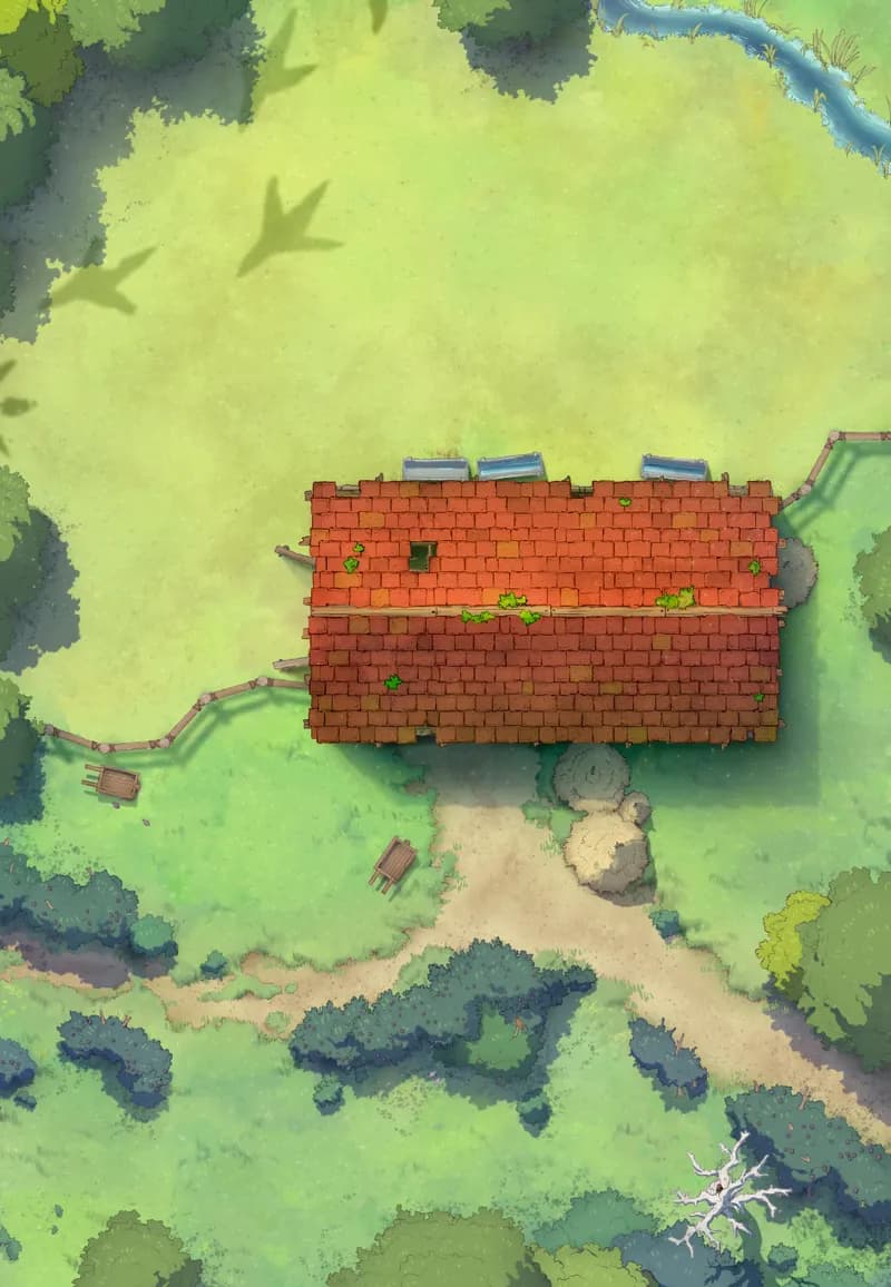 Ages of the Vale: Barn map, Roof Giant Bird Prints Day variant thumbnail