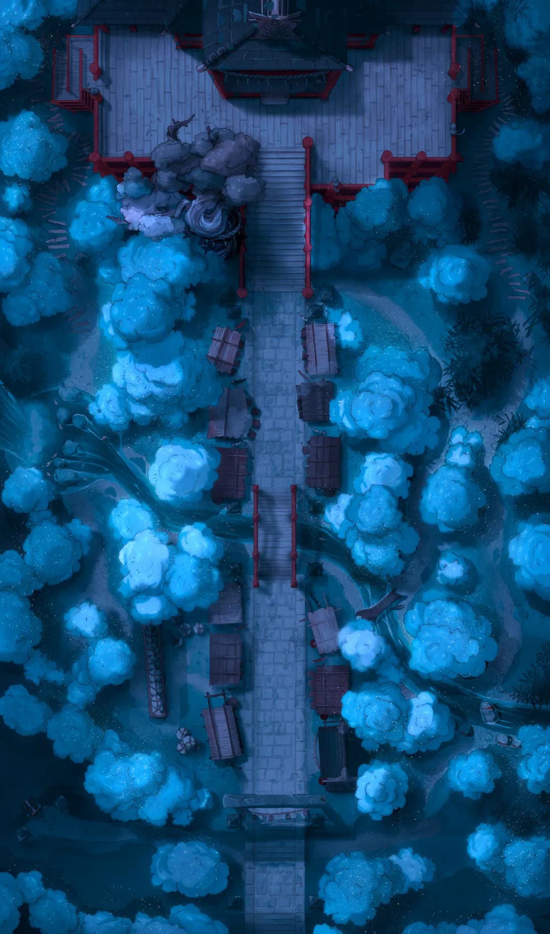 Forest Shrine Festival map, Spirit Realm variant thumbnail