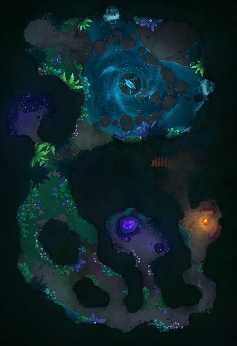 Blacksmith Secret Grotto map, No Statues variant thumbnail