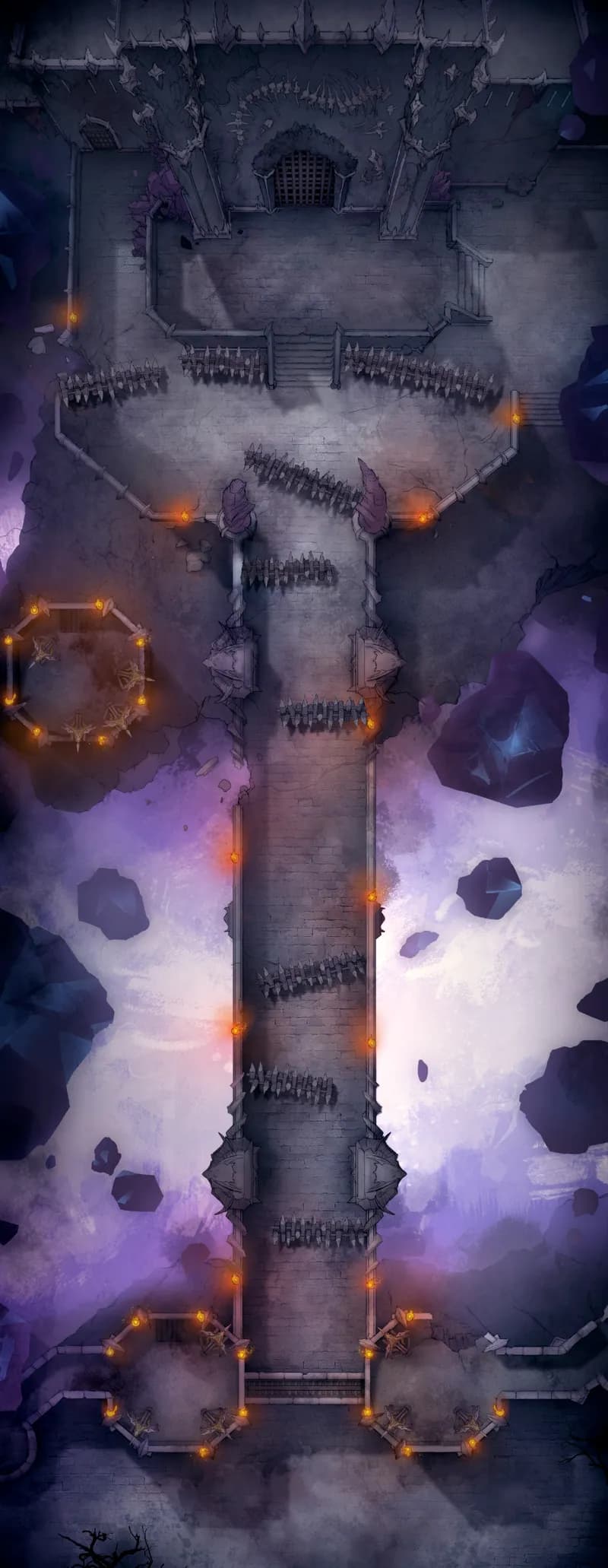 Shadowfell Fortress Bridge map, Barricades variant thumbnail
