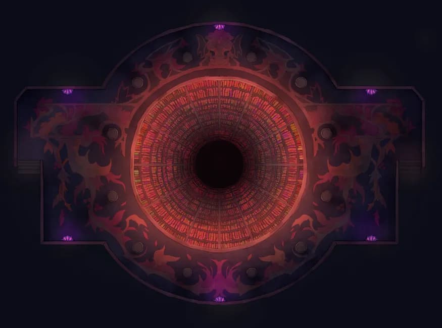 Great Library map, B6 Forbidden Library Night variant thumbnail