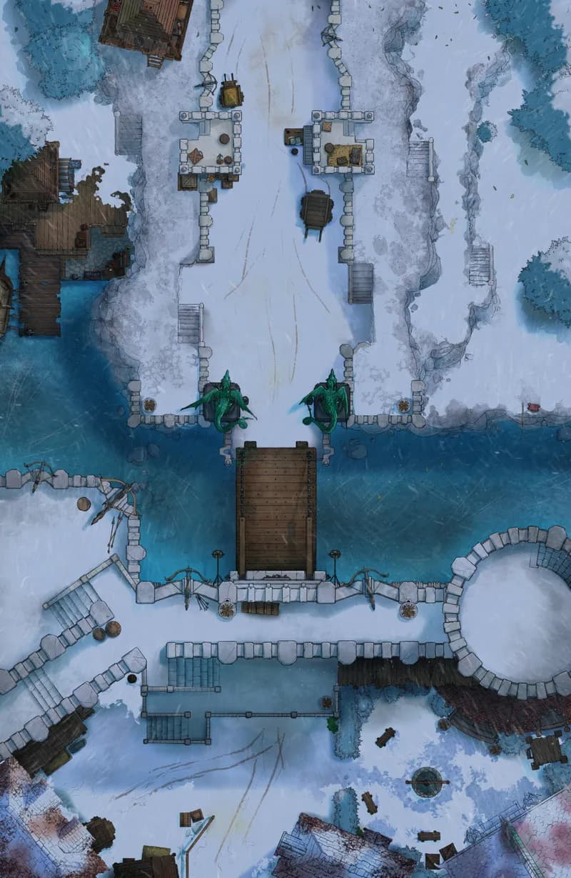 River Stronghold map, Winter variant thumbnail