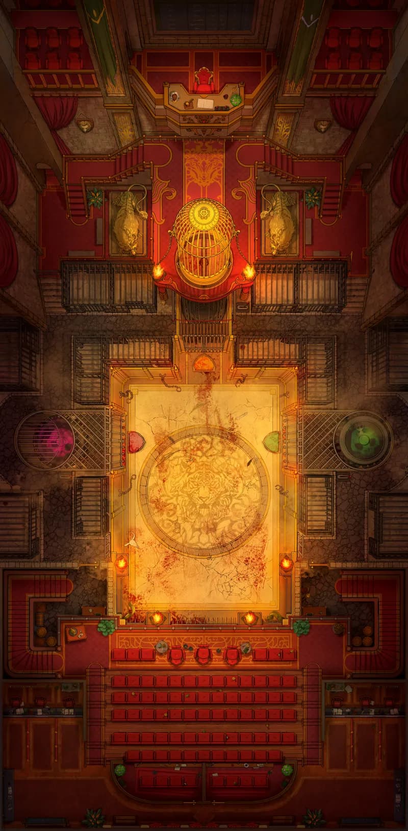 Monster Fighting Pit map, No Monsters Day variant thumbnail