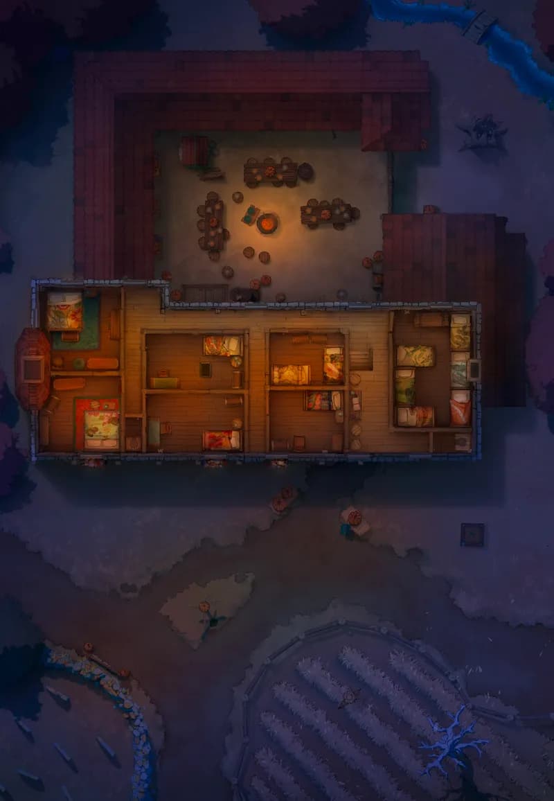 Ages of the Vale: Coaching House map, Upstairs Harvest Festival Night variant thumbnail