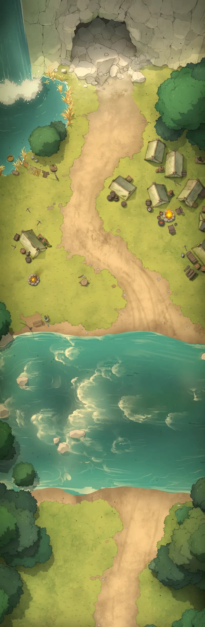 Caravan Roadblock map, Summer Camp variant thumbnail