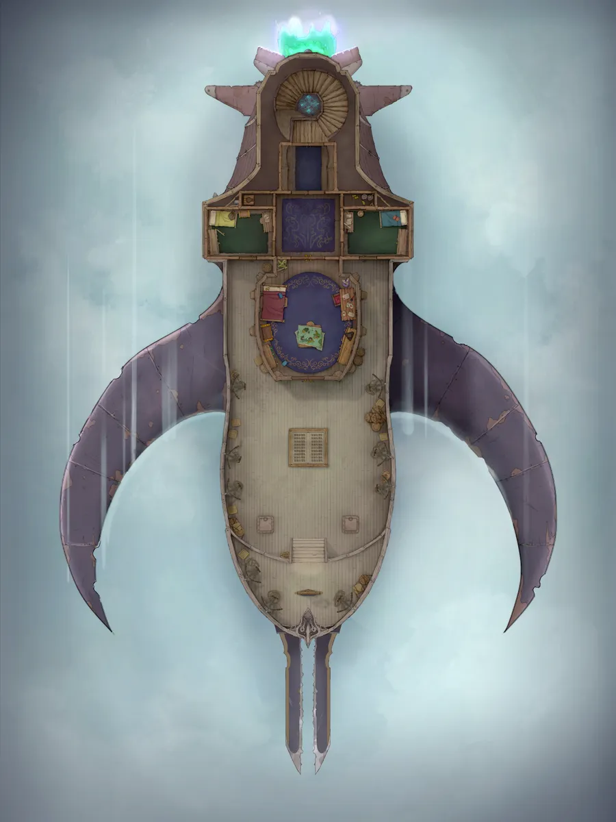 Airships! map, Pirate Deck Day variant thumbnail