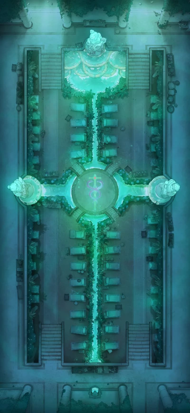 Plague Hospital map, Healing Waters variant thumbnail