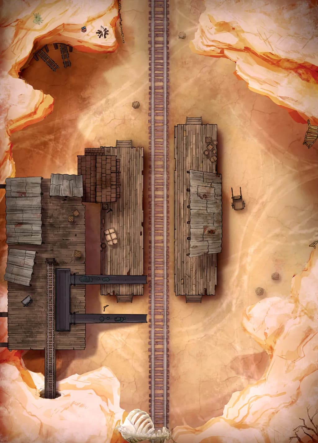 Desert Canyon map, Coal Station Day variant thumbnail
