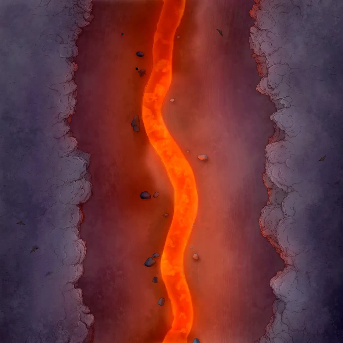 Midair Dragon Flight map, Canyon Lava variant thumbnail