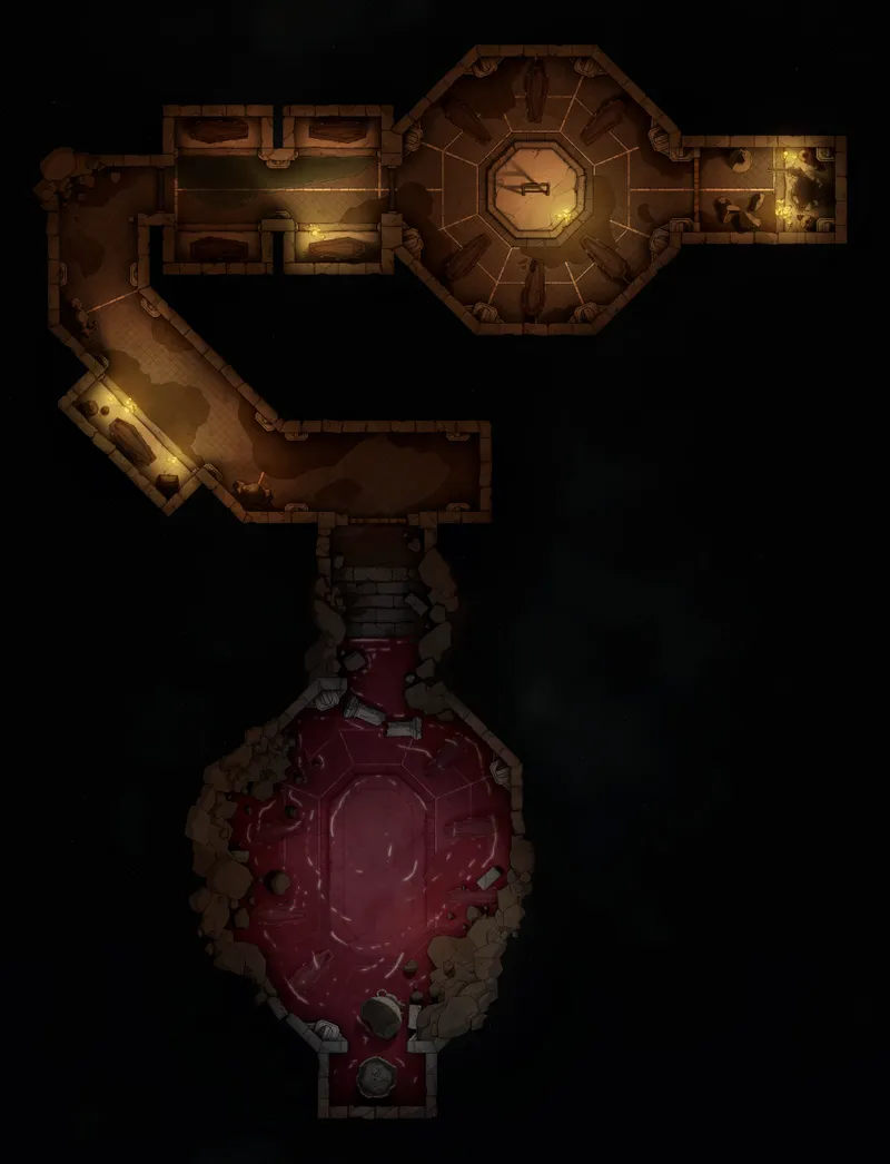 Forgotten Chapel Crypt map, Curse variant thumbnail