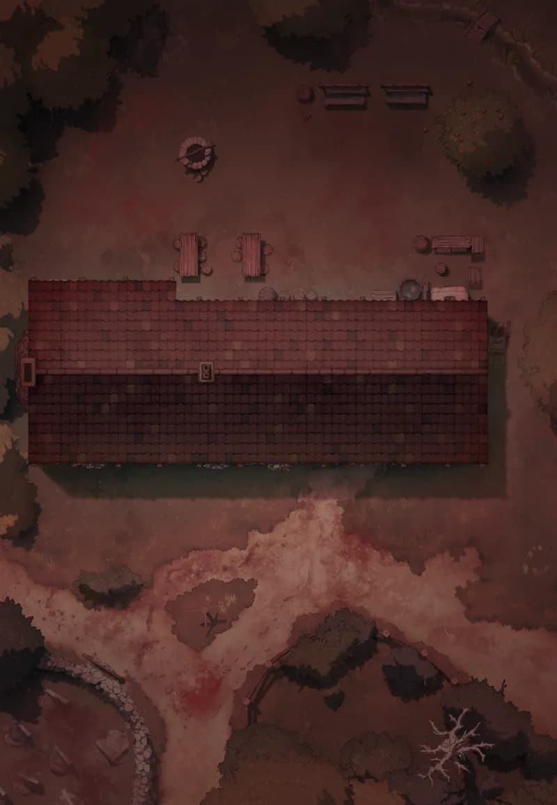Ages of the Vale: Inn map, Roof Undead Rising variant thumbnail
