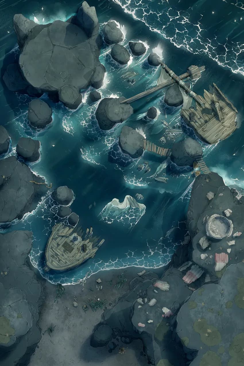 Harpy Cove map, No Nest Day variant thumbnail