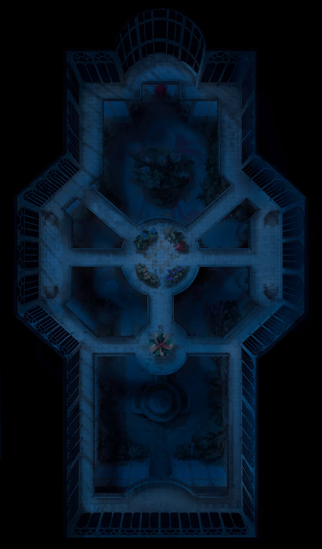 Victorian Greenhouse map, Upstairs Night variant thumbnail