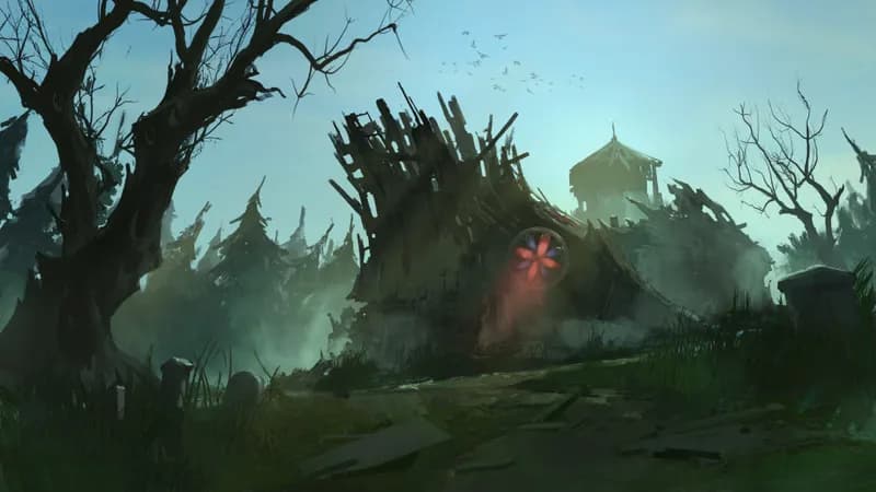 Forgotten Chapel map, Glade variant