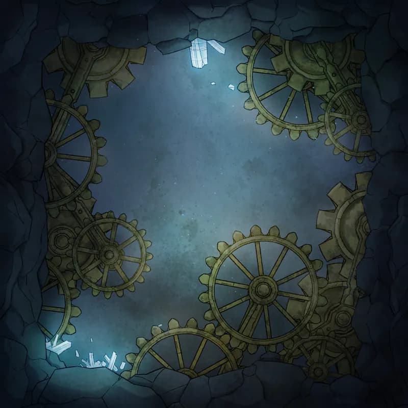 Modular Caves map, Crystal Caverns Cogs 03 variant thumbnail