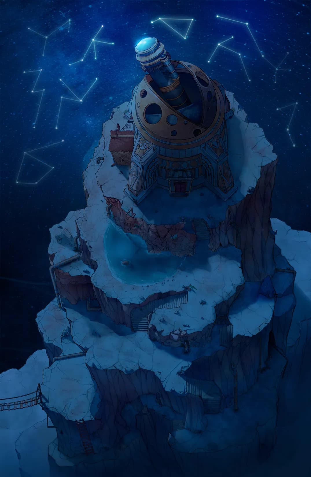 Mountaintop Observatory map, Bones of the Gods variant thumbnail
