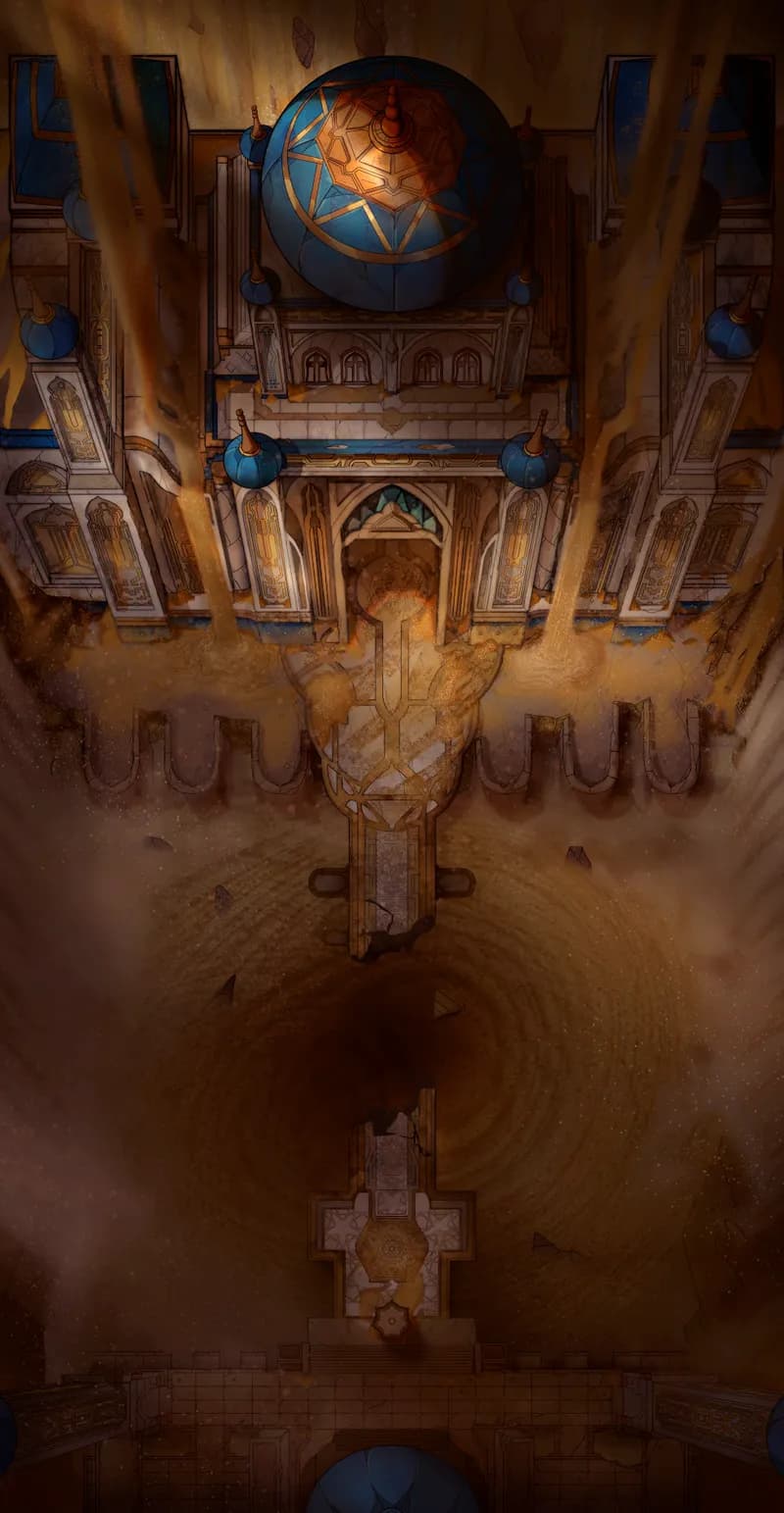 Tomb of Sand map, Broken Bridge Sand Whirl variant thumbnail