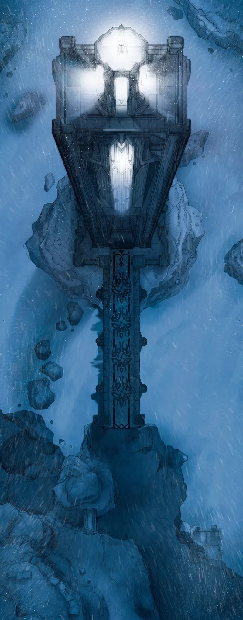 Chthonic Lighthouse map, Winter variant thumbnail
