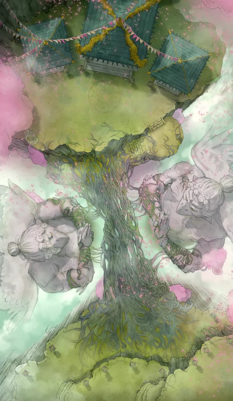Mountain Monastery map, Spring Day variant thumbnail