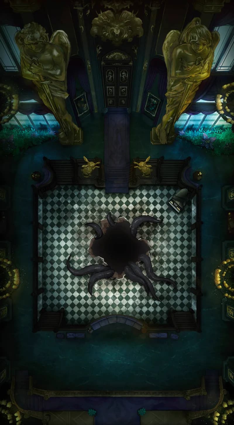 Opulent Ballroom map, Tentacles variant thumbnail