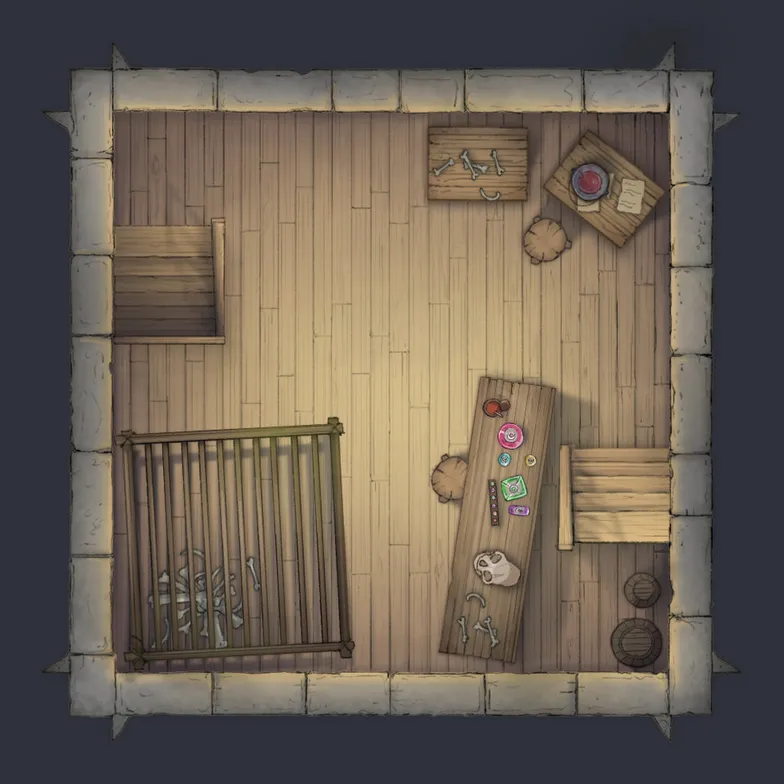 Magic Wizard's Tower map, Interior Floor 13 variant thumbnail