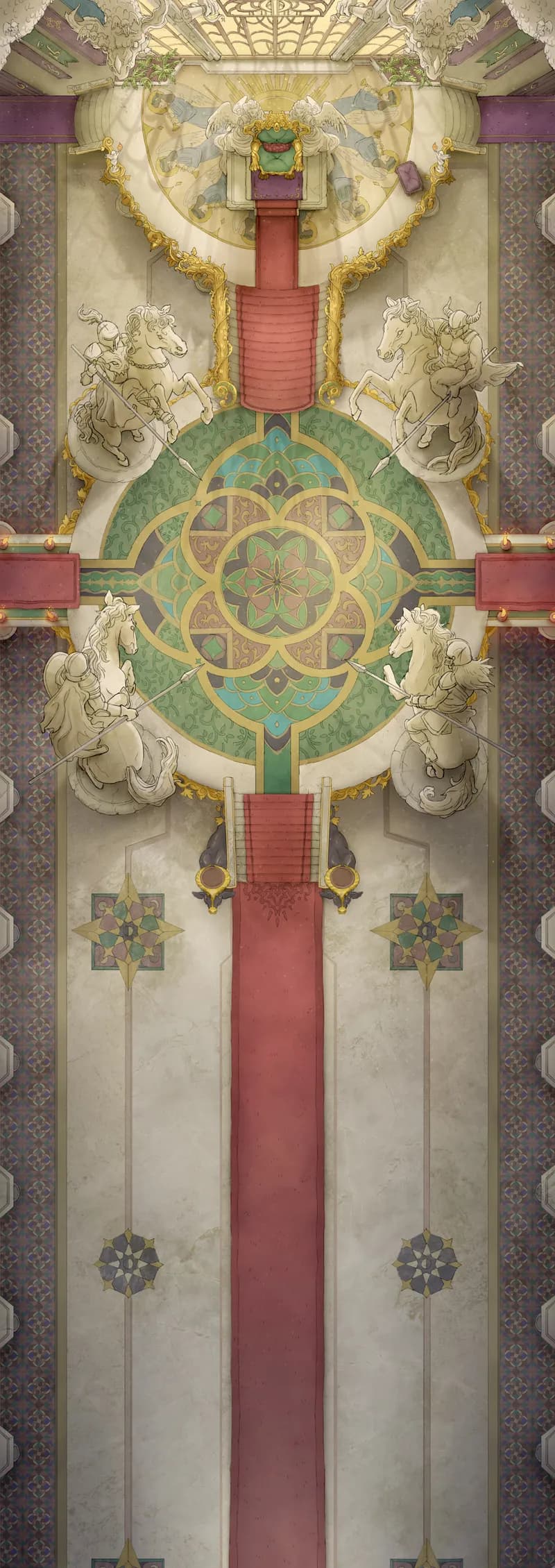 Royal Throne Room map, Original Day variant