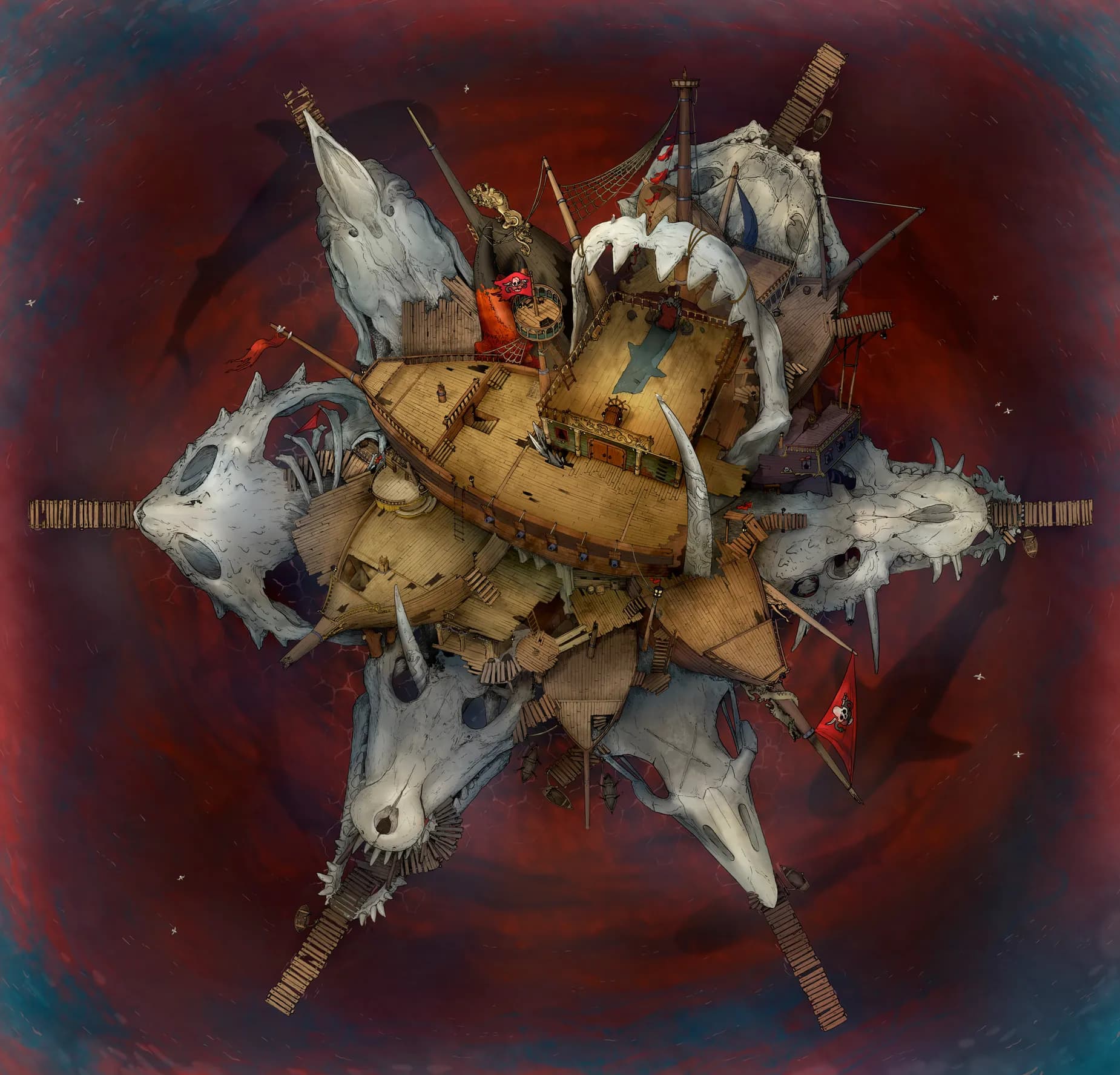 Pirate Lord's Lair map, Blood Tides variant thumbnail