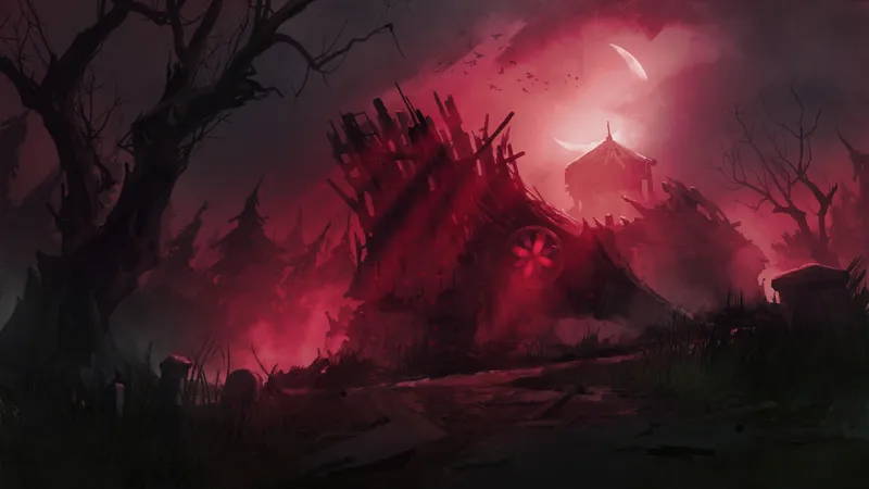 Forgotten Chapel map, Blood Moon variant
