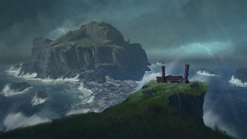 Rope Bridge Chasm map, Storm variant
