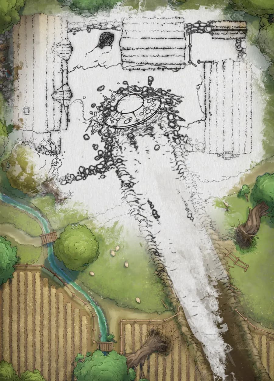 Impact Site map, UFO Mutant Space Virus variant thumbnail