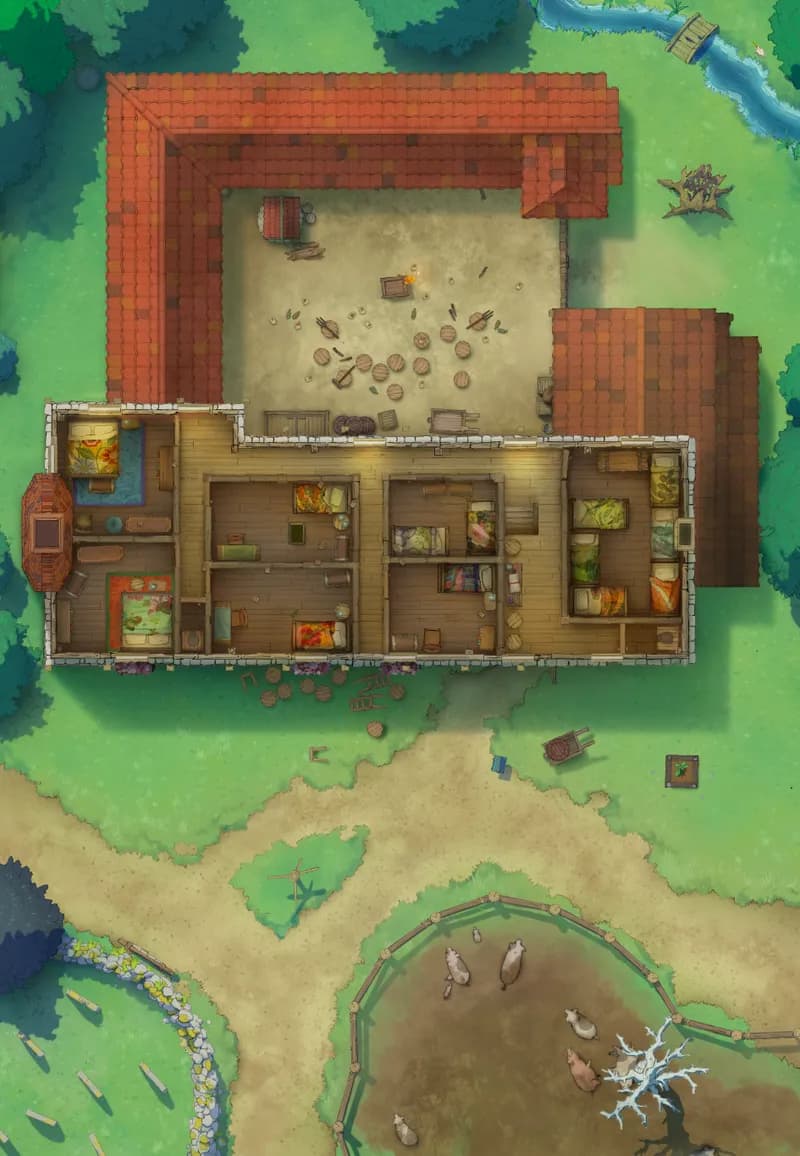 Ages of the Vale: Coaching House map, Upstairs Workers Revolt Day variant thumbnail