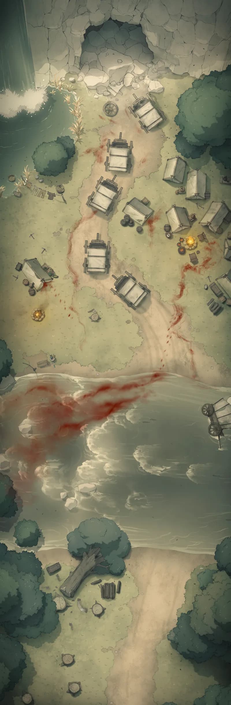 Caravan Roadblock map, Ambush variant thumbnail