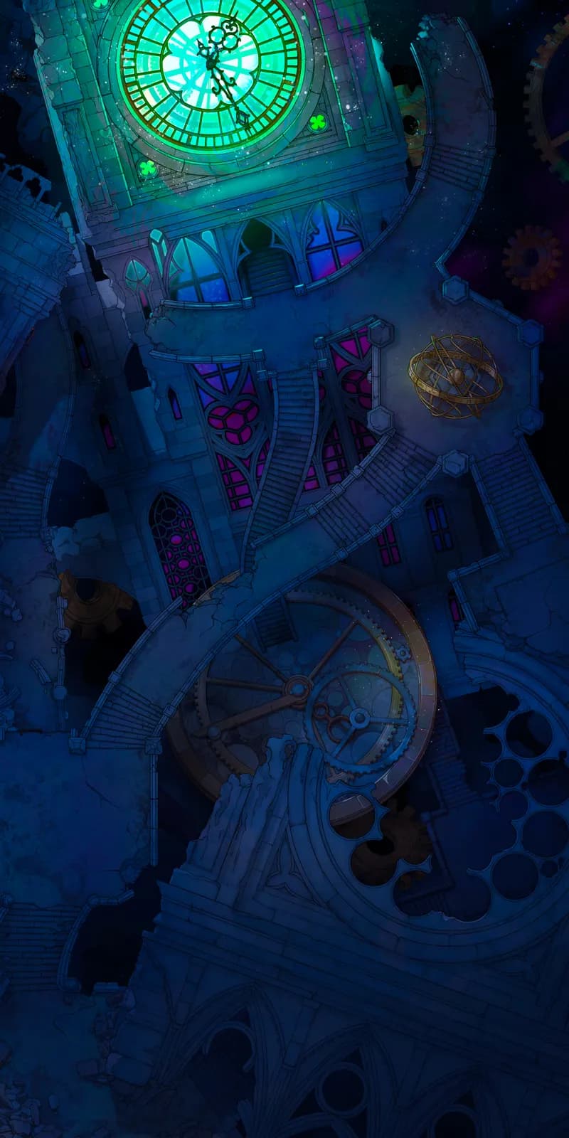 Chrono Chaos Ruins map, Original Night variant thumbnail