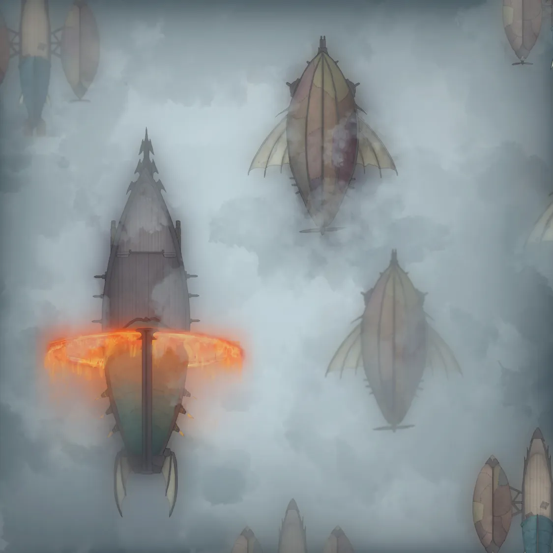 Midair Dragon Flight map, Airship variant thumbnail