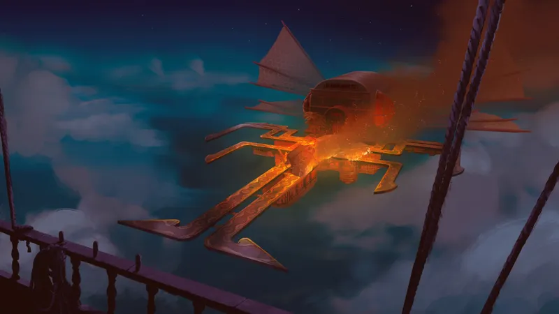 Airship Port map, Crash Night variant