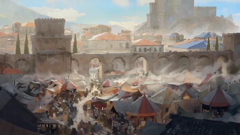 City Marketplace map, Original Day Crowd variant