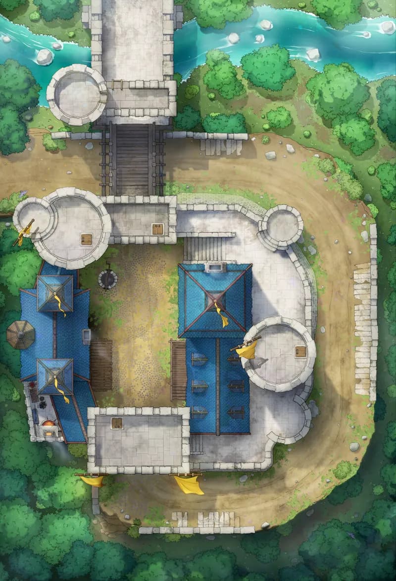 Riverwood Toll Castle map, Props Off variant thumbnail