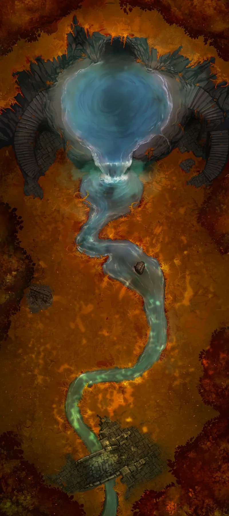 Green Dragon Lair map, Autumn variant thumbnail