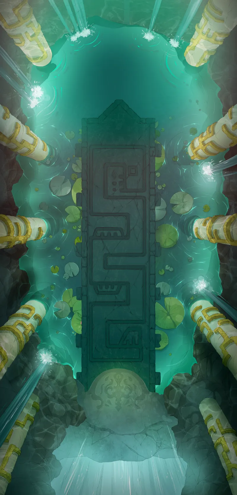 Secret Fey Fountain map, Spring variant thumbnail