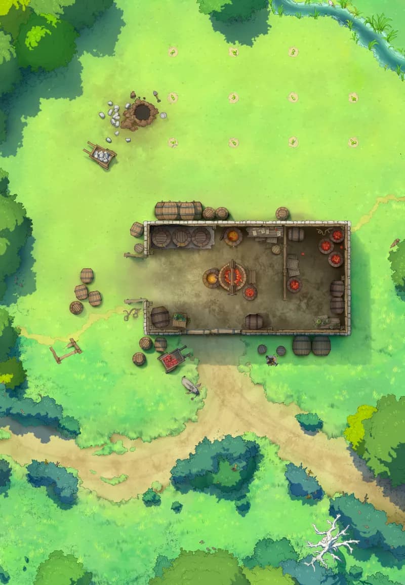 Ages of the Vale: Apple Press map, Indoors Well Digging Day variant thumbnail