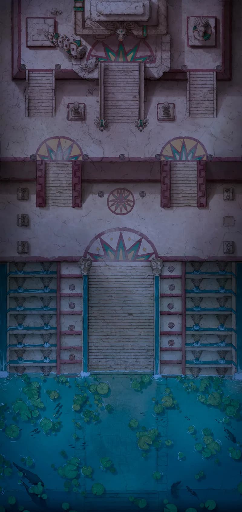 Temple of the Couatl Exterior map, No Fire Night variant thumbnail