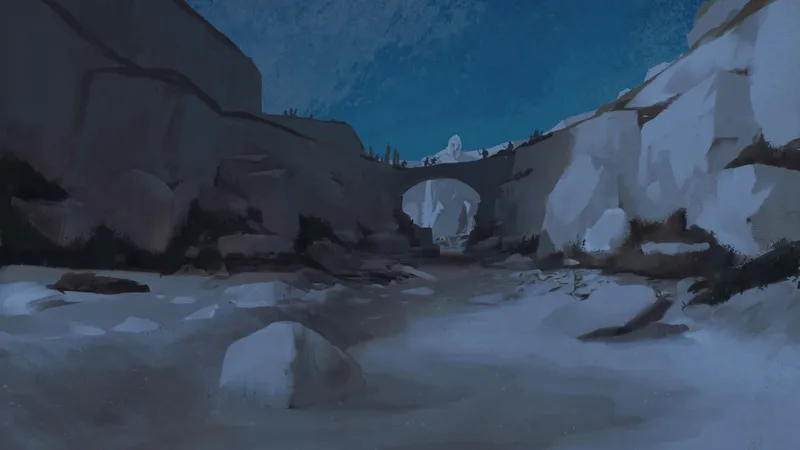 Medusa's Wake map, Desert Night variant