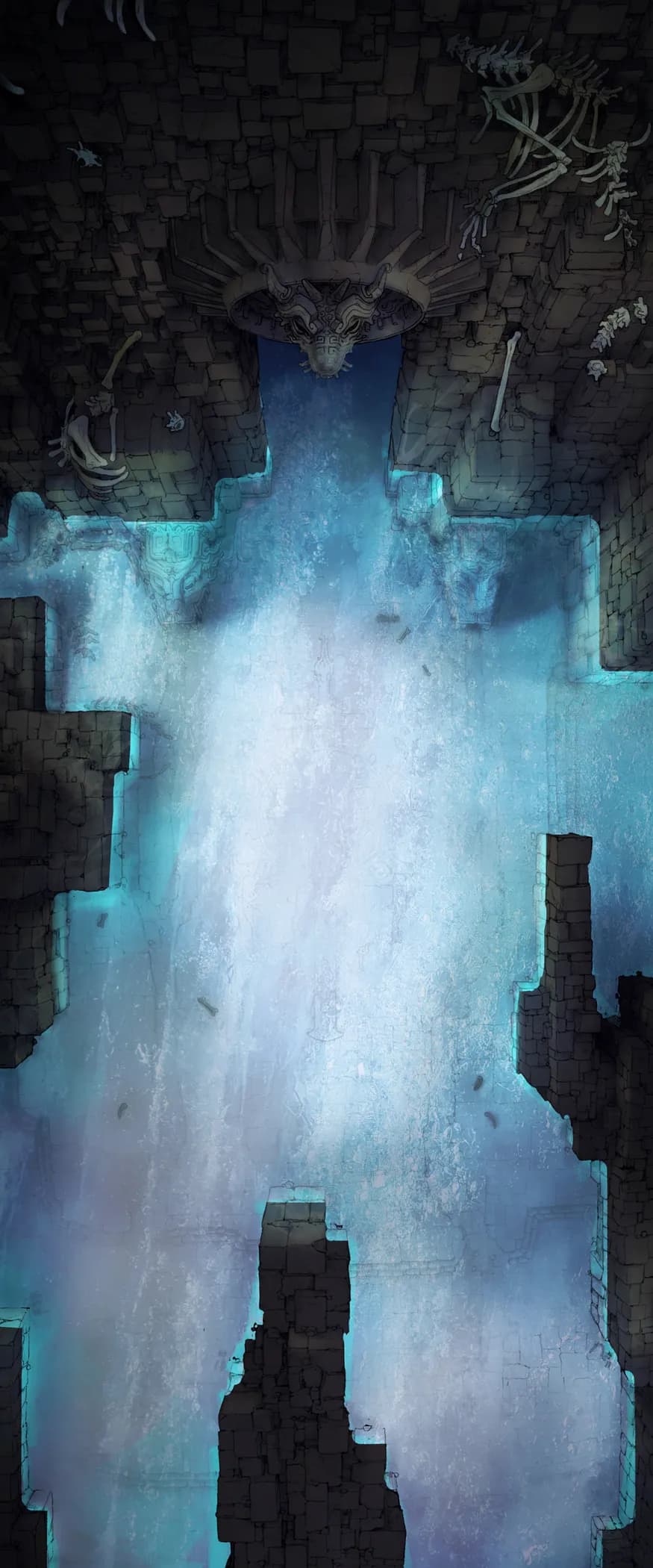 Dracolich Lair map, Flash Freeze variant thumbnail