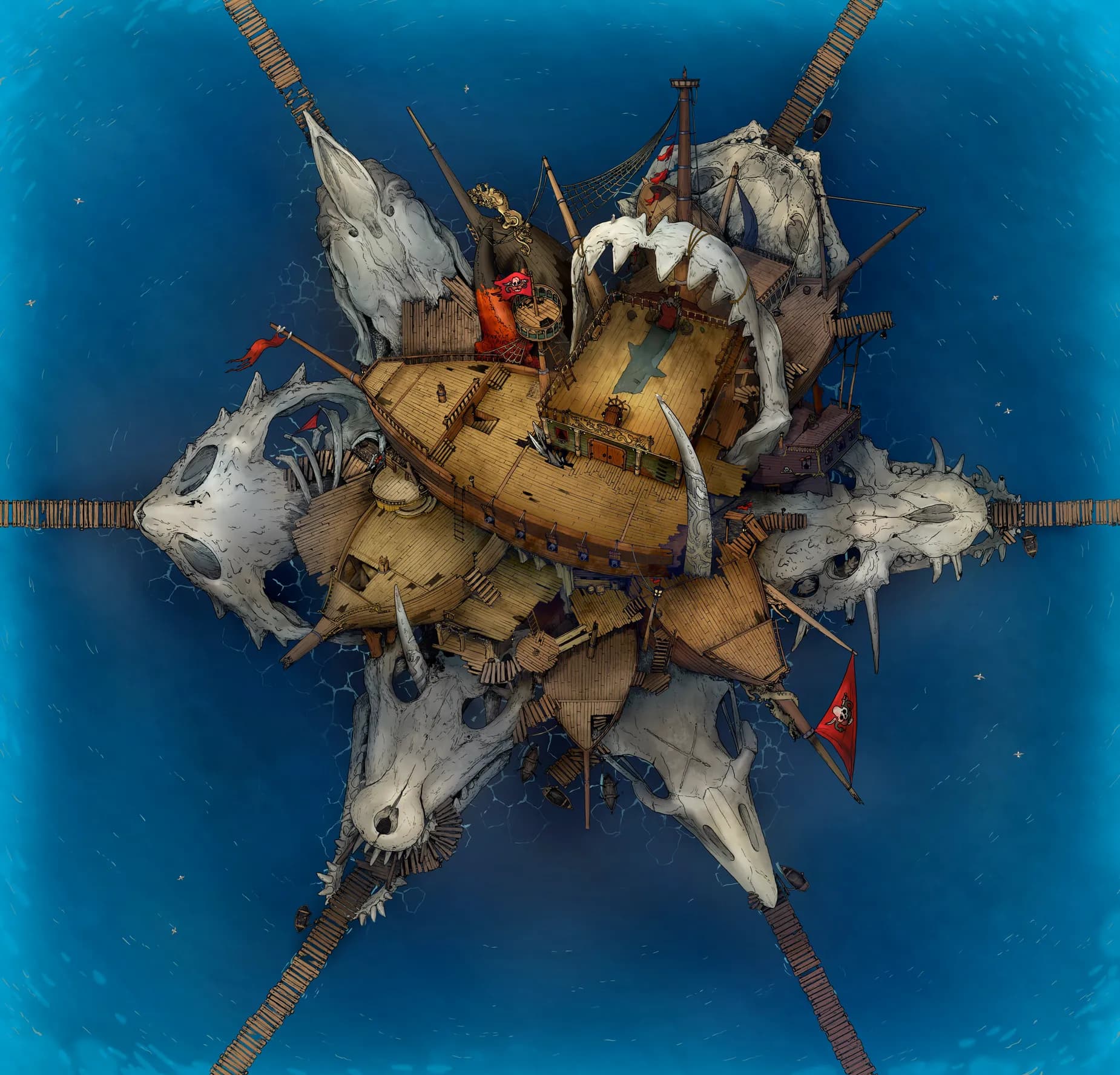 Pirate Lord's Lair map, Bridges variant thumbnail