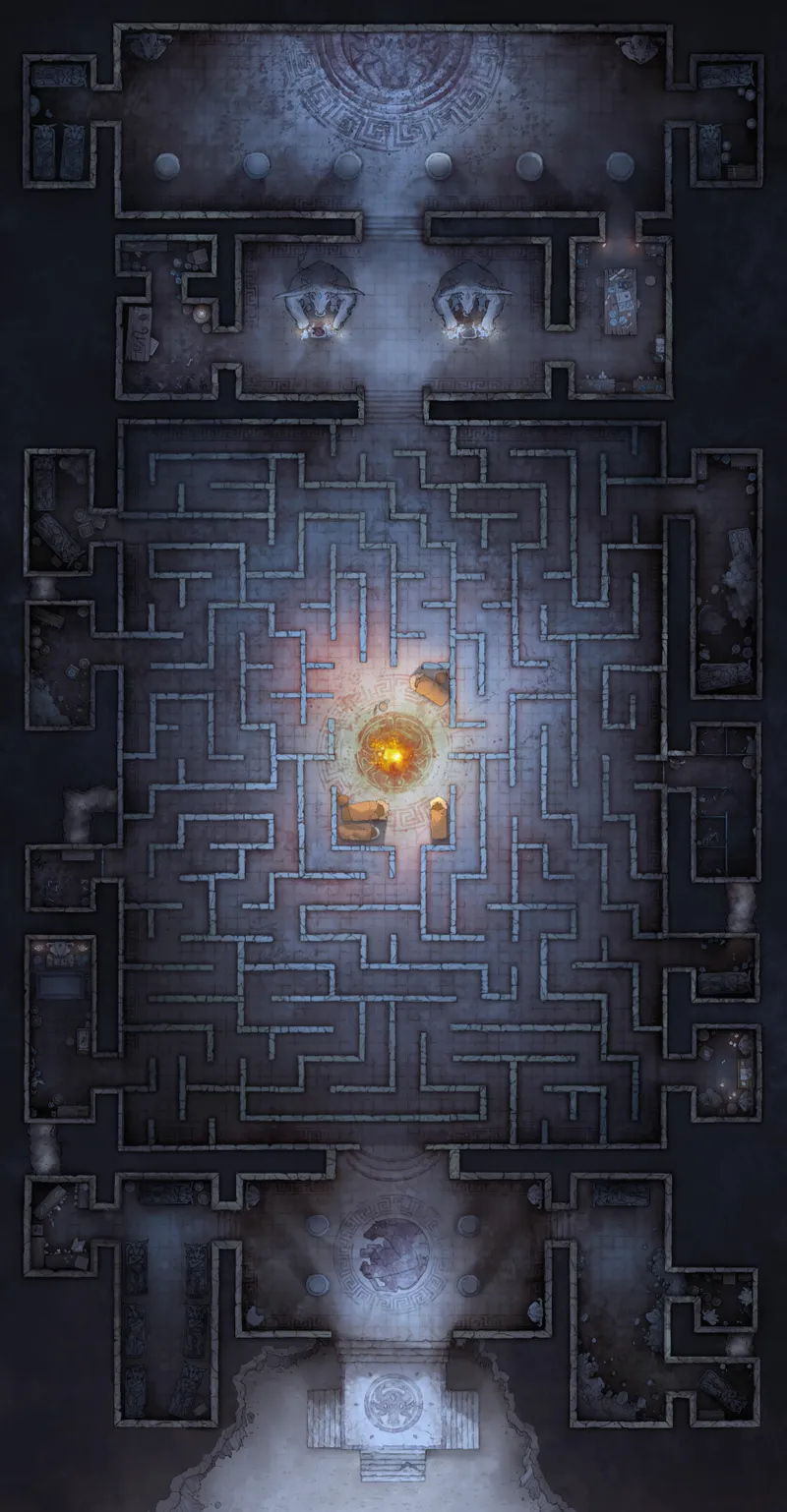 Minotaur Labyrinth map, Camp variant